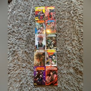 My Hero Academia volumes 1-10 by Kohei Horikoshi